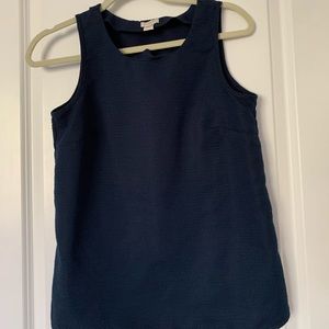 EUC navy blue top